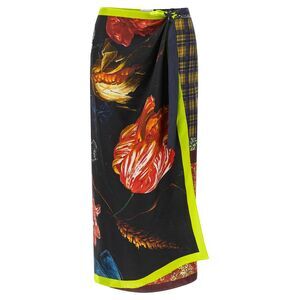 Dries Van Noten Women Wrap Sarong Skirt